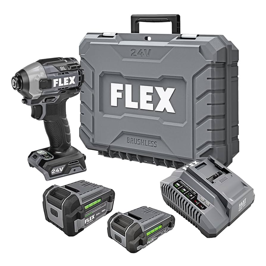 FLEX 24V Brushless Cordless 1/4-Inch 2,500 In-Lbs Torque
