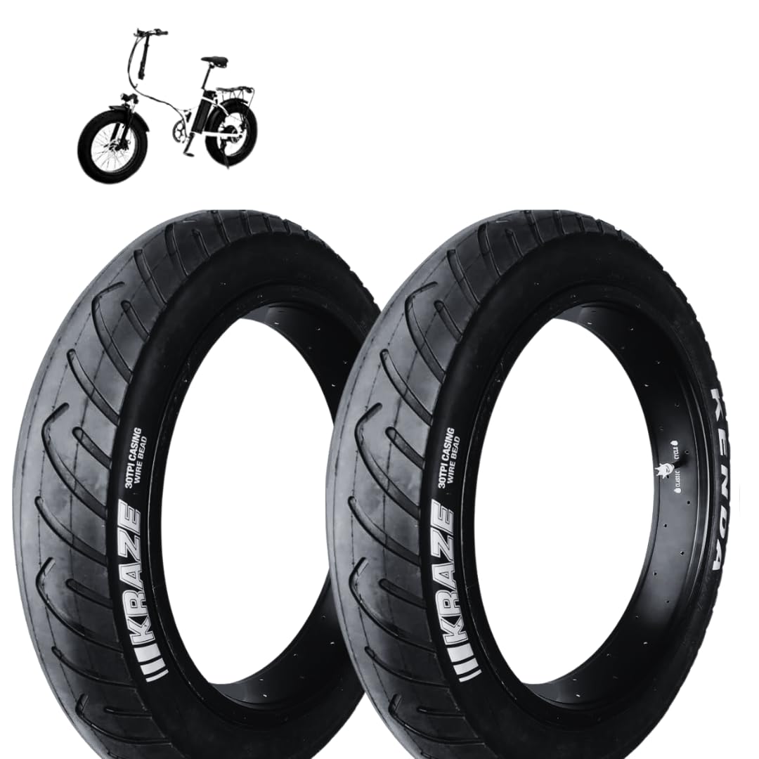 2 COPERTONI KENDA KRAZE 20 x 4.0 1/4 (97-406) PNEUMATICI STRADALI GOMME  BICICLETTA FAT E-BIKE BICI ELETTRICA : Amazon.it: Sport e tempo libero