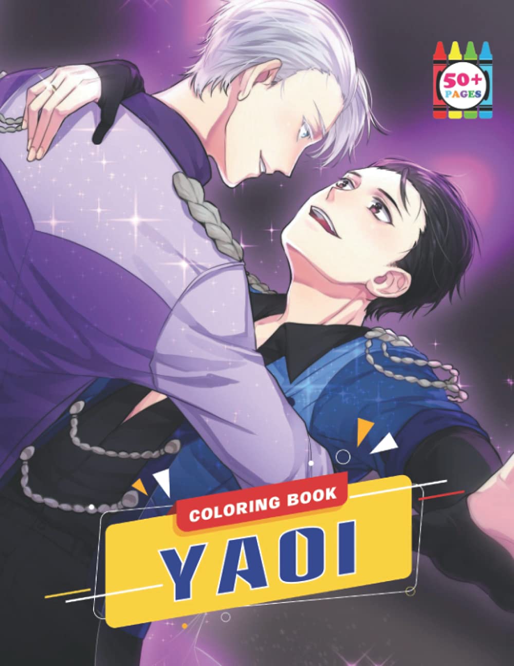 Yaoi Coloring Book: Great Coloring Book With Unique Designs Of Yaoi For Adults And Kids, Relax And Stress Relief
