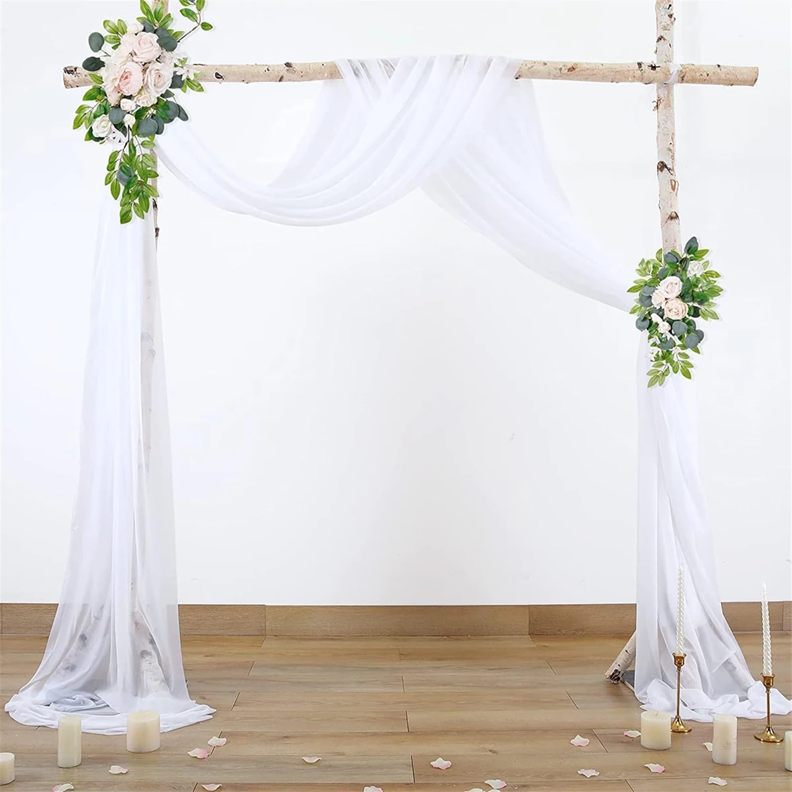 Tapetes para Mesa Camino de Mesa de Gasa de Estilo Moderno y romántico for Bodas, Banquetes y Fiestas(Style 7,75x300cm)