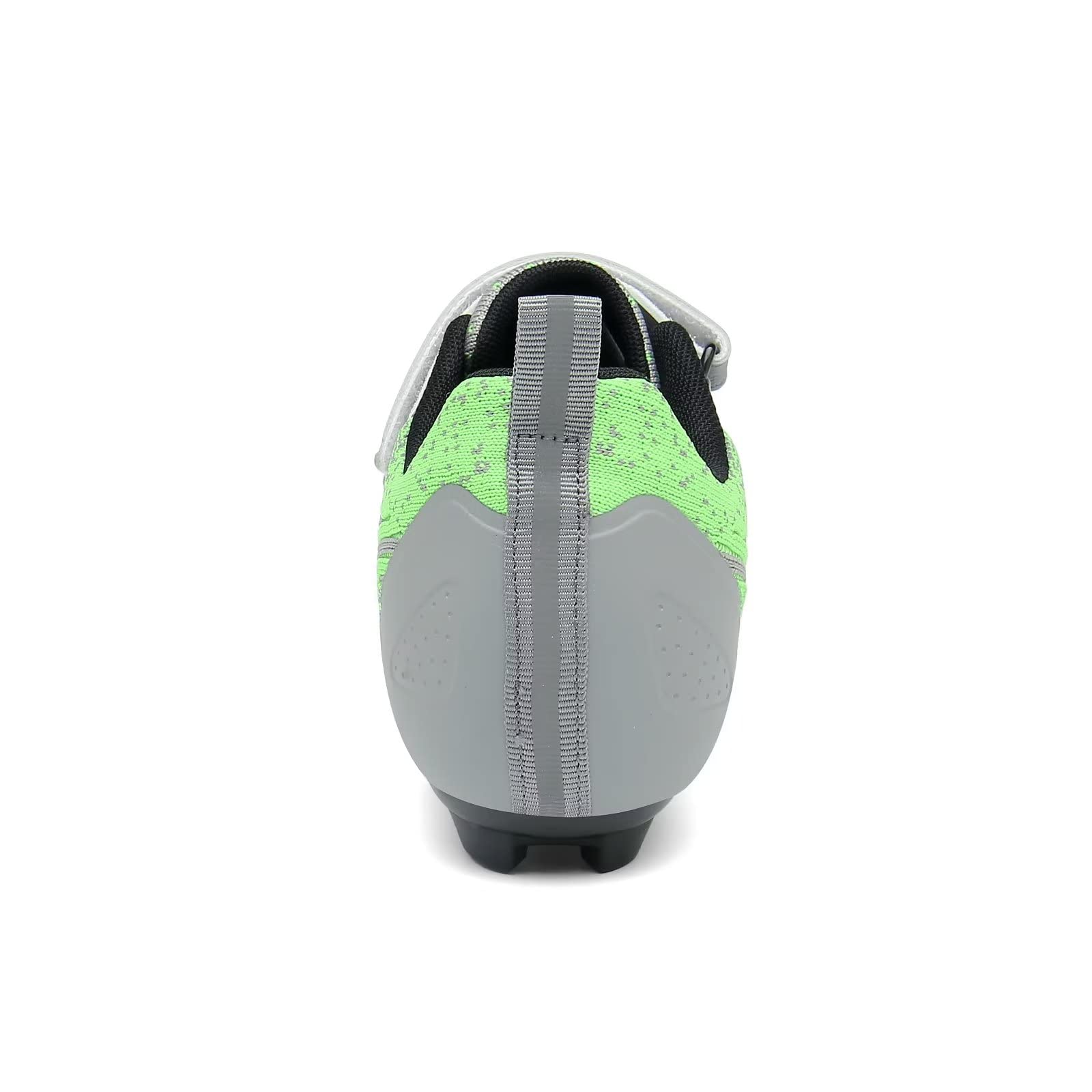 Męskie damskie buty rowerowe kompatybilne z Peloton Mountain Road Bike i SPD Look Delta Cleats idealne do butów do jazdy na rowerze z klipsem, do użytku wewnątrz i na zewnątrz, A szaro-zielony, 42/43 EU