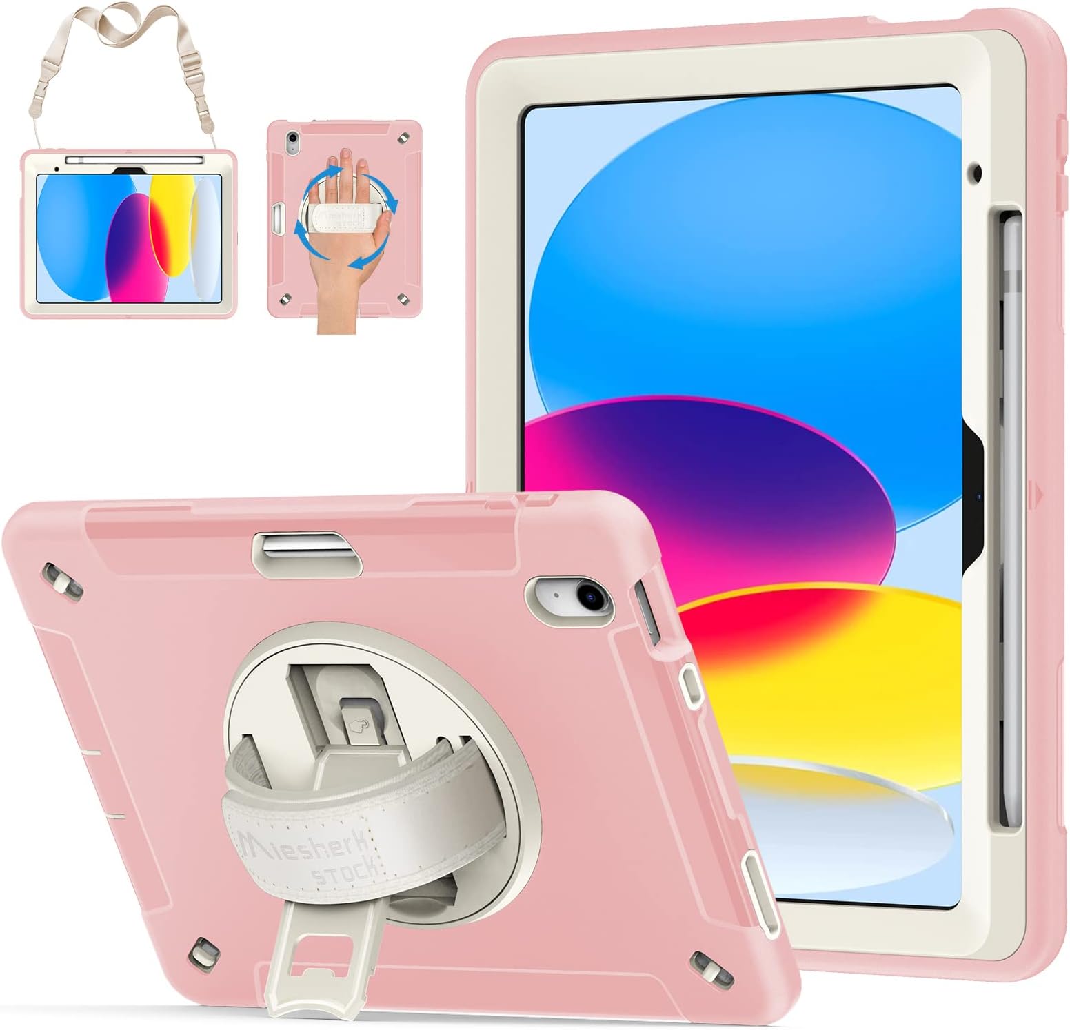Gorilla Tech Rugged Case For IPad Pro/Air - Heavy Duty Shockproof Cover With Stand & Pencil Holder