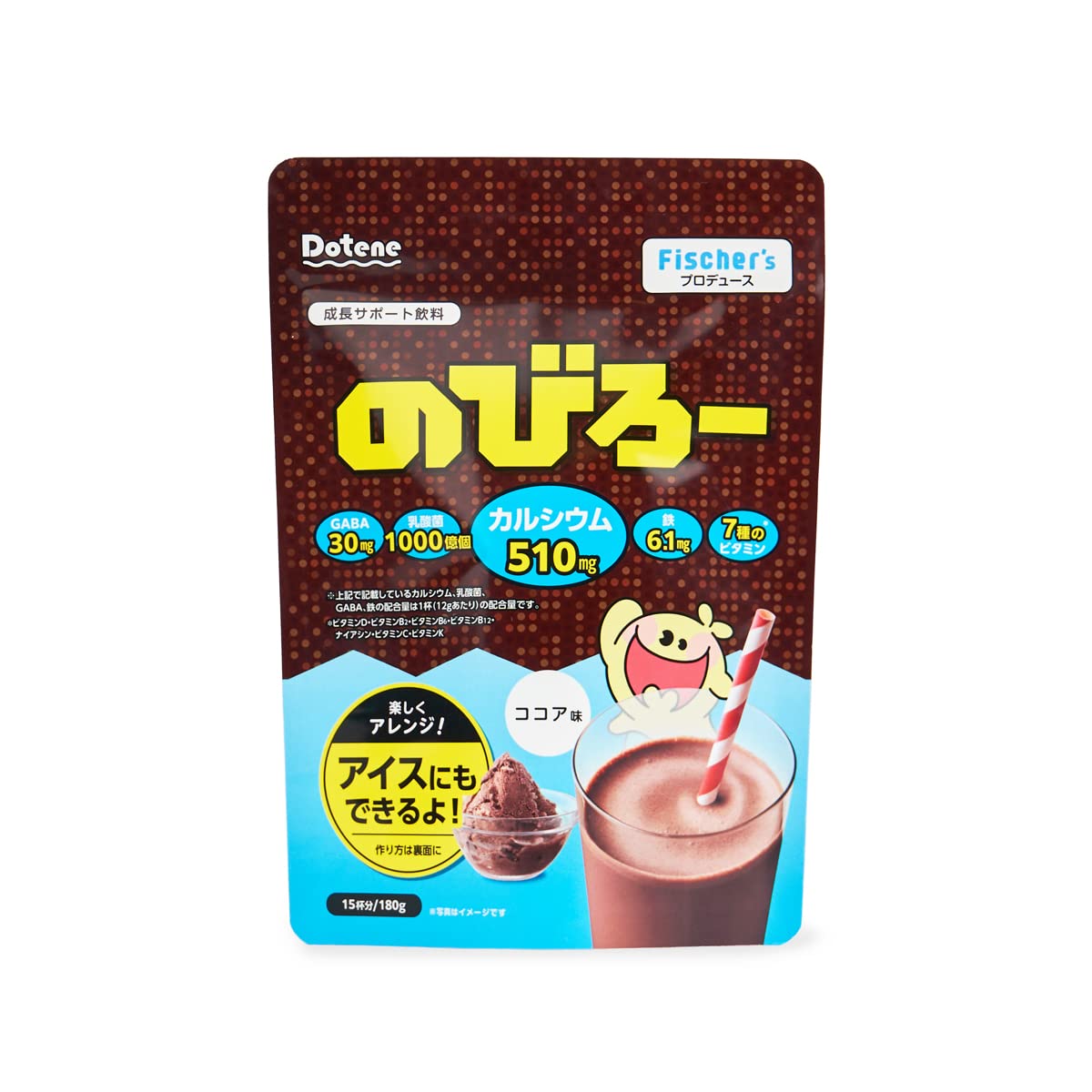 Amazon.co.jp: Dotene ドテネ のびろーココア味 成長サポート飲料