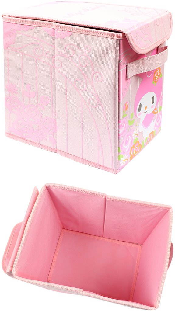 Amazon｜【マイメロディ】収納ボックスS 収納BOX ピンク☆ガーデン