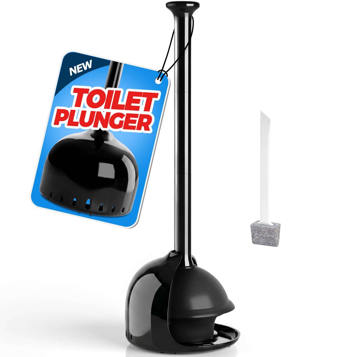 Photo 1 of FORASTO Toilet Plunger with Holder