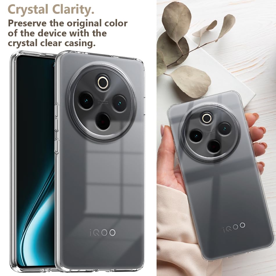 Fashionury Crystal Clear Case for iQOO Z10 5G / Vivo T4 5G - Image 5