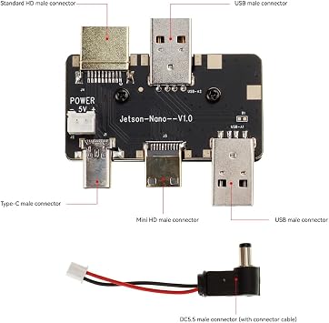 Crowview Note Adapter Board Compatible with Jetson Nano