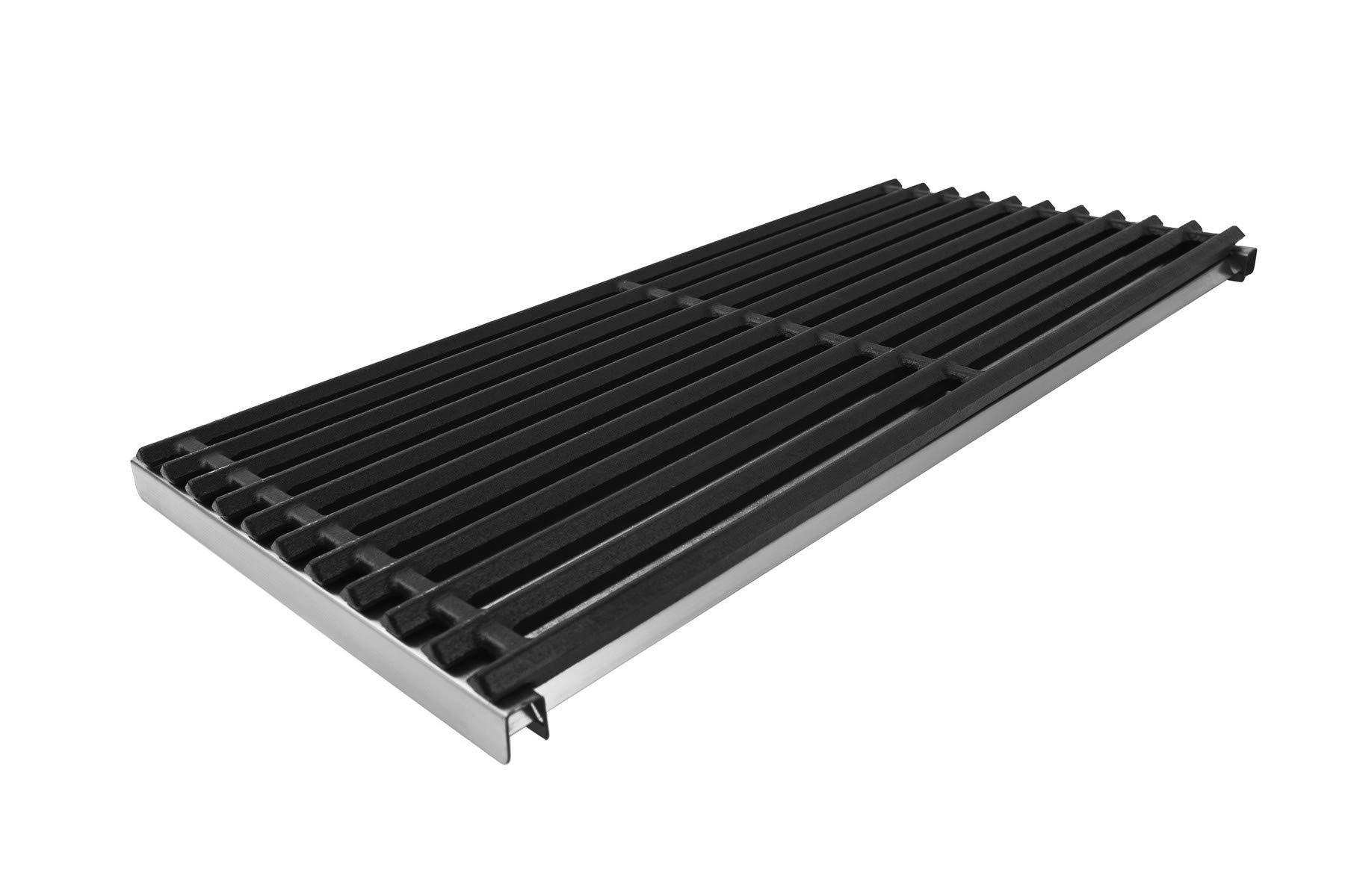 ZLjoint Grillrost Gusseisen + Edelstahl-Emitter – Passend Für Charbroil 2-5 Brenner Grills