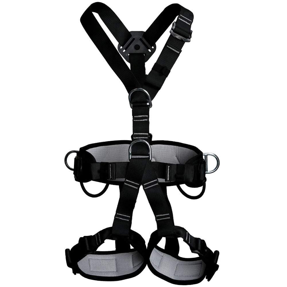 ShoFbiTree Climbing Gear, Construction Harness with Equipment Ring for Expansion, Climbing, Rescue Protective Gear, Personal Protection Fall Arrest Kit,Safety Harness Kits
