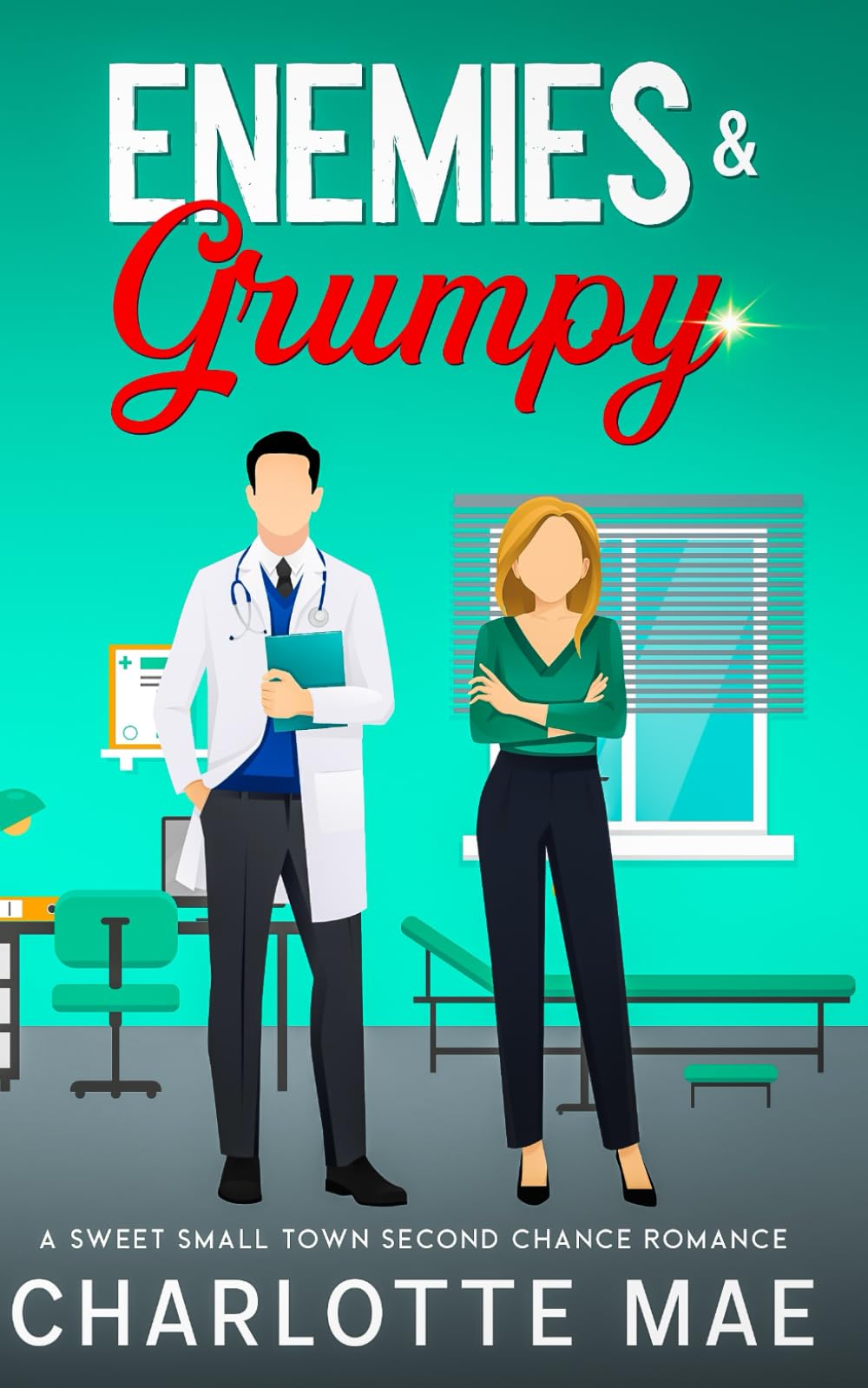 Enemies & Grumpy: A Sweet Small Town Enemies to Lovers Romance (& Grumpy - The Redbud Ridge Romances)