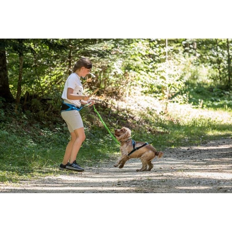 Inlandsis Canicross-Gürtel für Hunde, Schwarz, Kindergröße