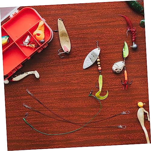100 piezas línea trenzada fluorocarbono para pesca miniatura 2