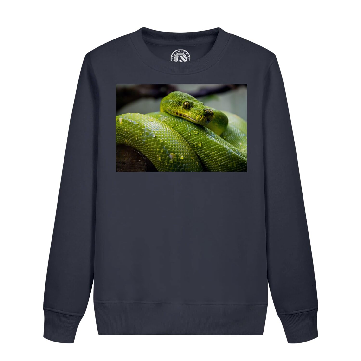 Sweat python vert enfant fini les pulls tristes avec ce serpent - 4