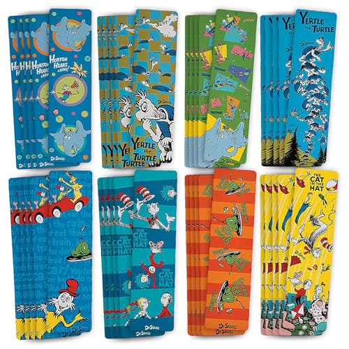 Raymond Geddes 66869 Dr Seuss Assorted Bookmarks For Kids (Pack of 50)