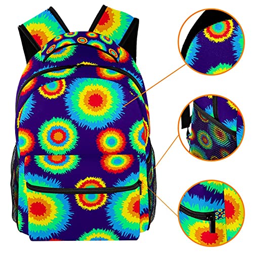 Sac à dos de voyage violet ergonomique à porte-bouteille intégré
