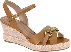 Sandália Feminina Anabela Beira Rio Aberta Atrás 8486.119