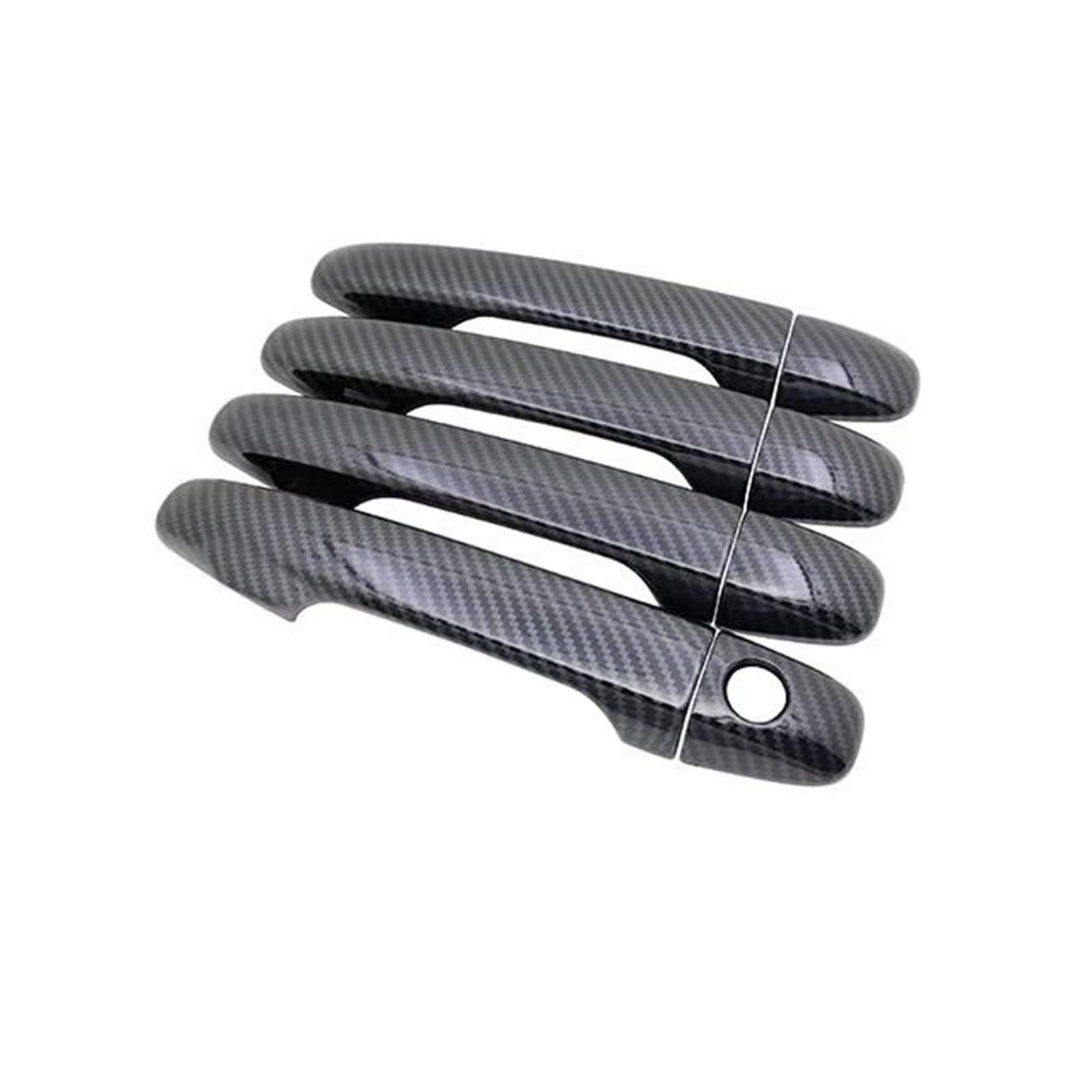 Qibbei Style 1 Car Outer Door Handle Cover Exterior Stickers Trim For Subaru For Impreza Gj Gp G4 Va 2012 2013~2019(Style 1)