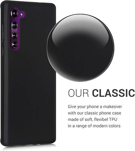 Miniatura 9 de kwmobile Funda compatible con Motorola Edge 30 - Funda protectora de silicona TPU suave y delgada, color negro mate