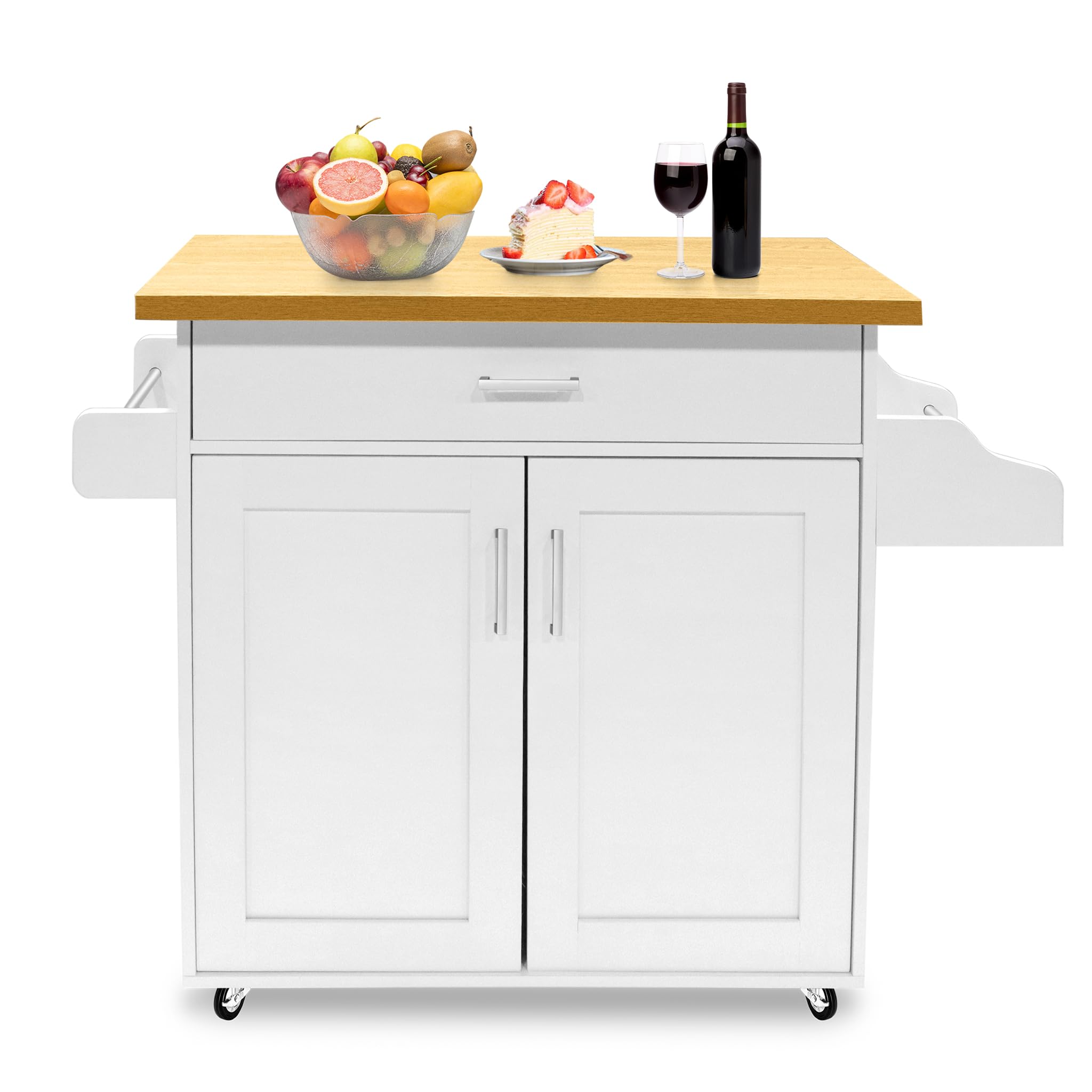 Linon Home Decor Patsy 20 In. Off White Rectangle Wood End Table With Shelf Thd04671