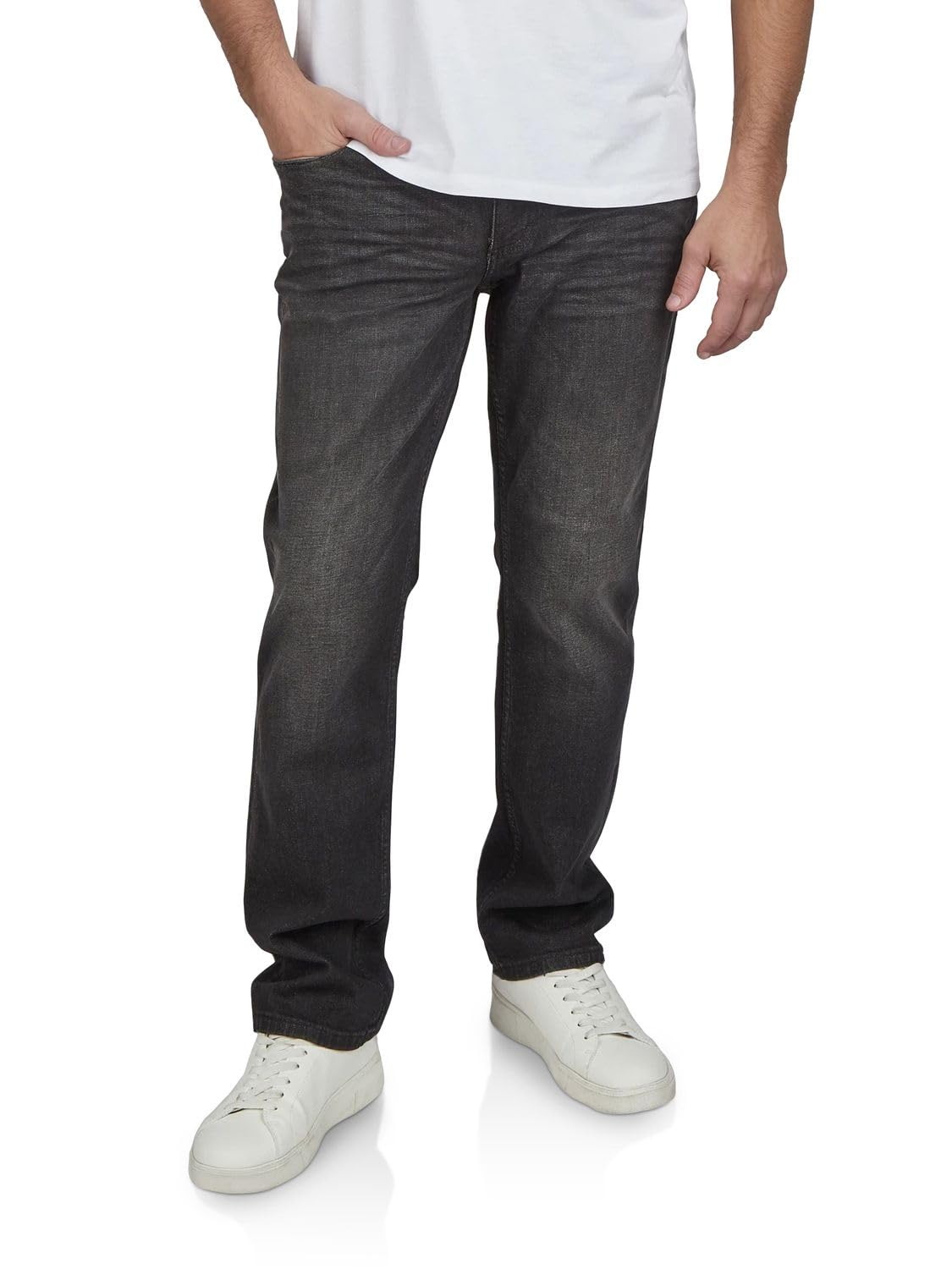 MUSTANG Jeans Herren Stretch lang Straight Fit Washington Jeanshose Hose Denim Blau Schwarz 30 31 32 33 34 36 38 40 42 44