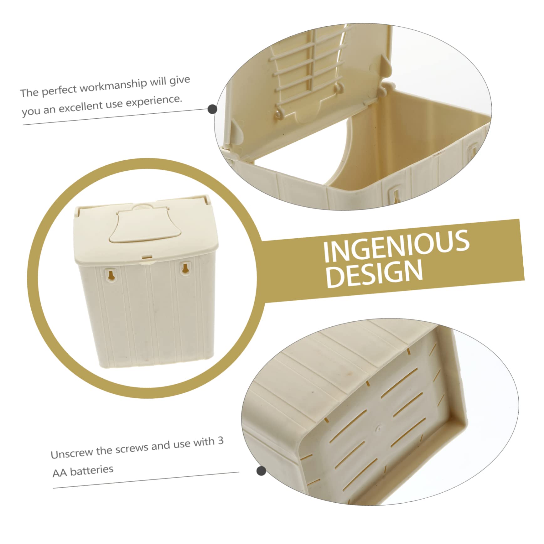 ifundom 2Pcs Plastic Breeding Box for Birds Durable Nesting Case for Parakeets Lovebirds Finches Comfortable and Easy to Clean Bird Nest Box for Breeding and Incubation