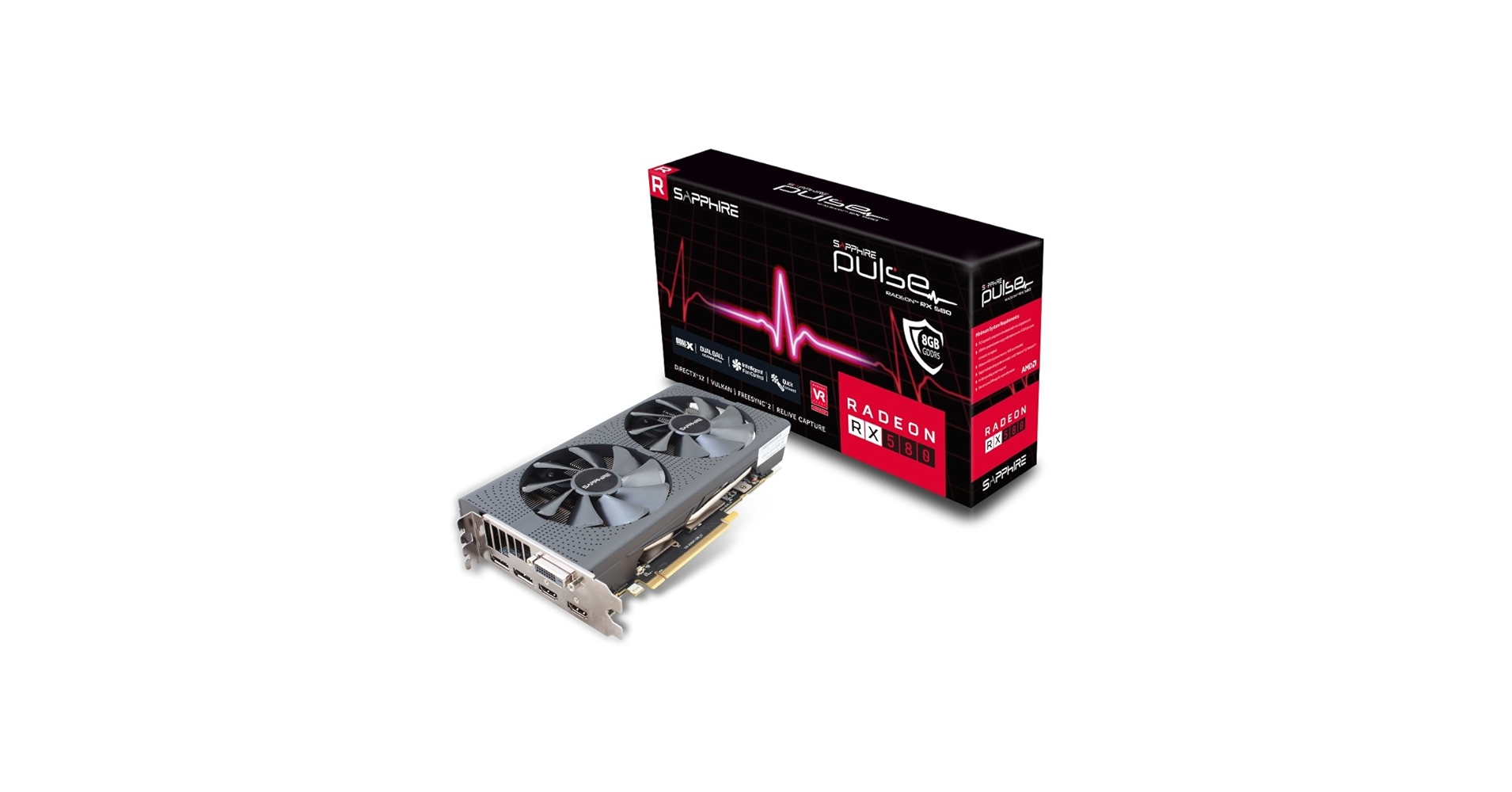 Amazon.com: Sapphire Pulse Radeon RX 580 8GB GDDR5 Graphics