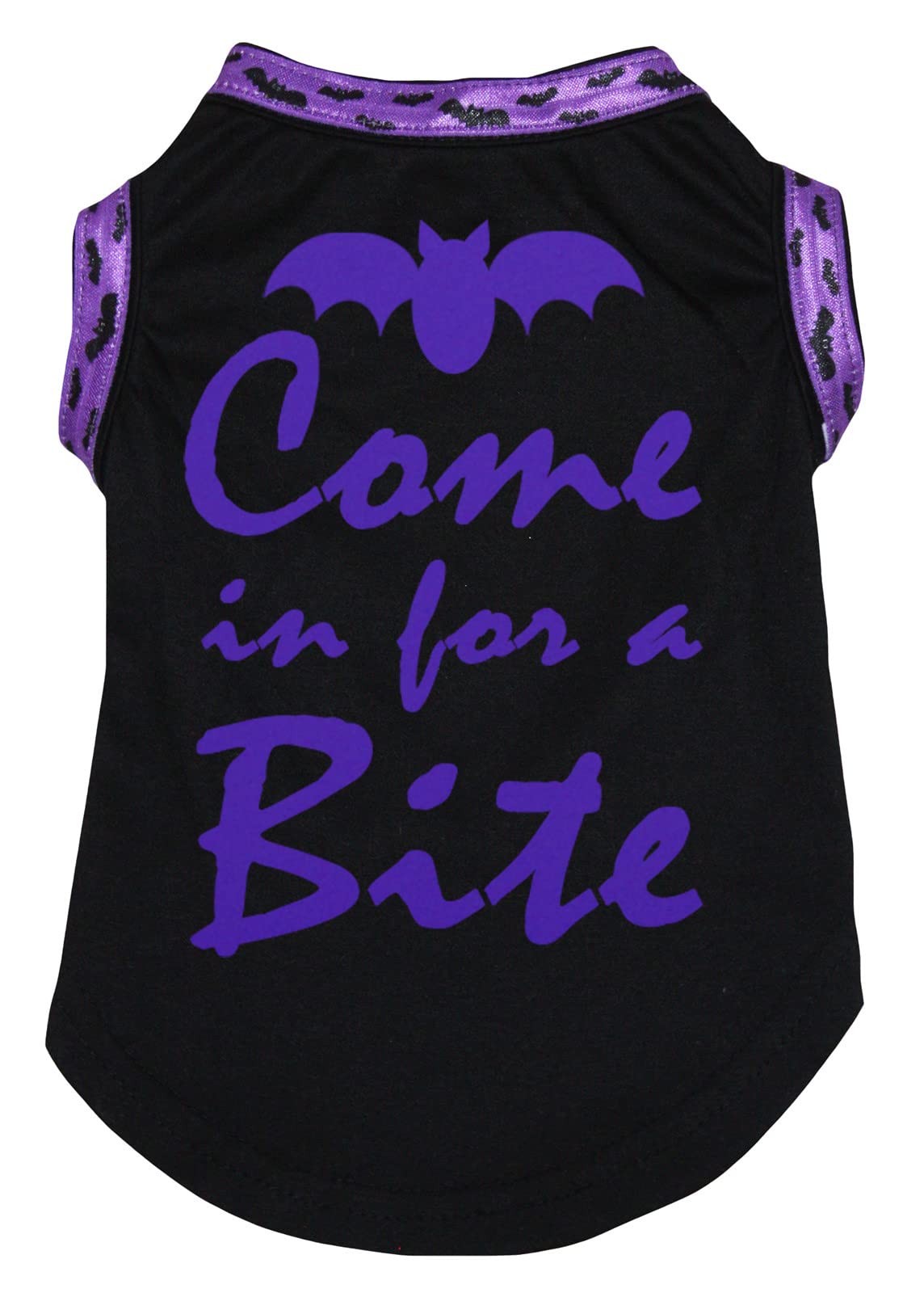 Chemise pour chien grand chiot noir Come In For A Bite XXXL ourlet souple