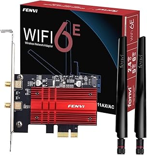 Placa Wireless WiFi 6E AX210 PCI-E BT5.3 Tri-Band 6GHz/5GHz/2,4GHz PCE-AXE 3000 Desktop PC Adaptador de rede sem fio WiFi 6E 802.11 ax MU-MIMO para Windows 11/10
