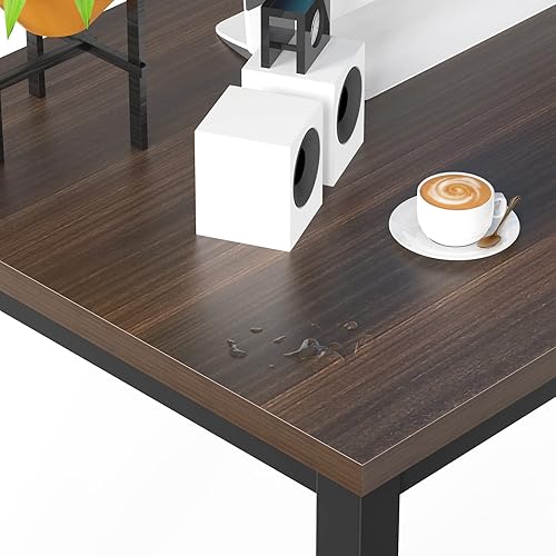 Miniatura 6 de NSdirect Escritorio de oficina grande para oficina en casa, mesa de escritorio grande de 63 pulgadas, escritorio de estudio de escritura ancho para