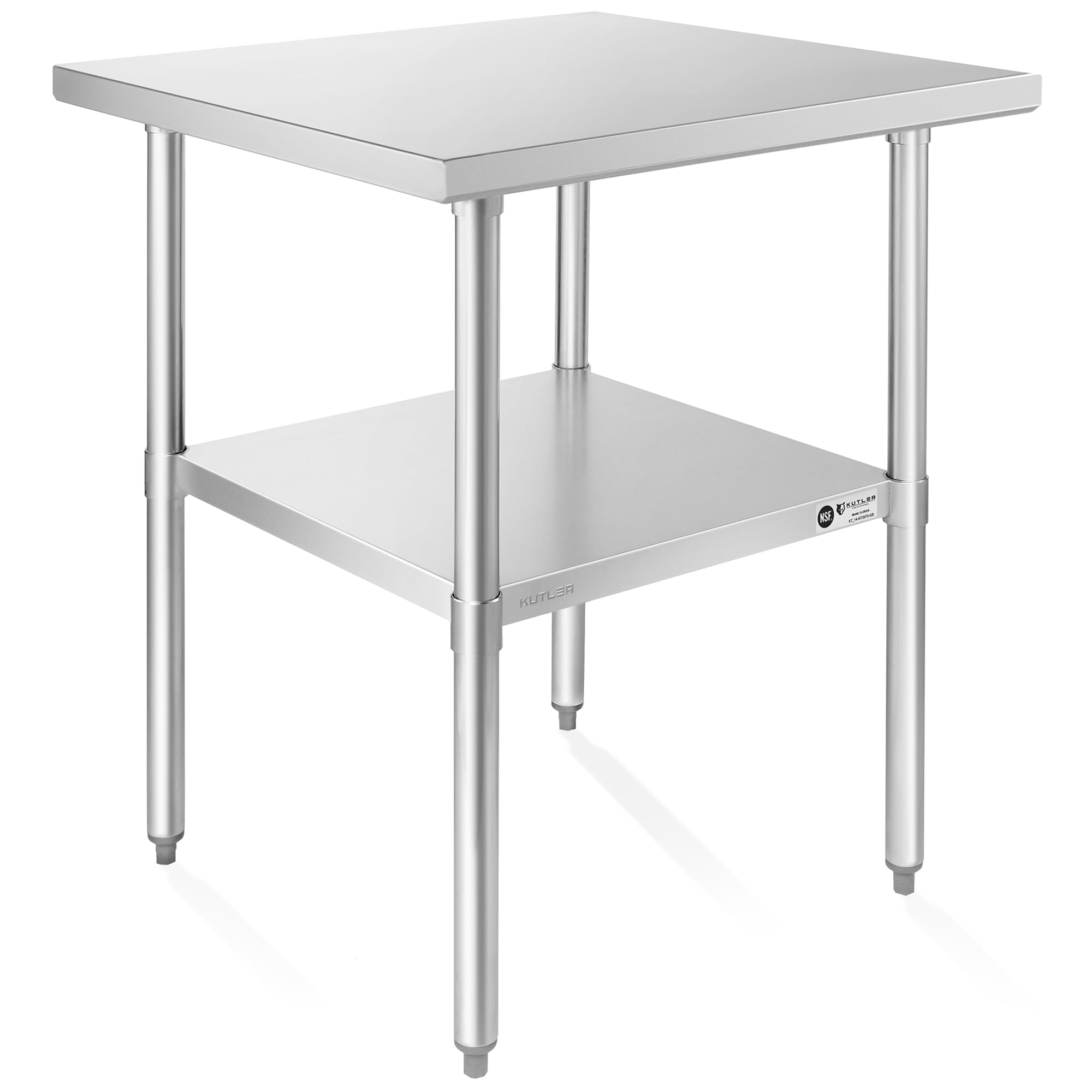 Amazon.com: KUTLER Stainless Steel Table 24 x 24 Inches, NSF Heavy