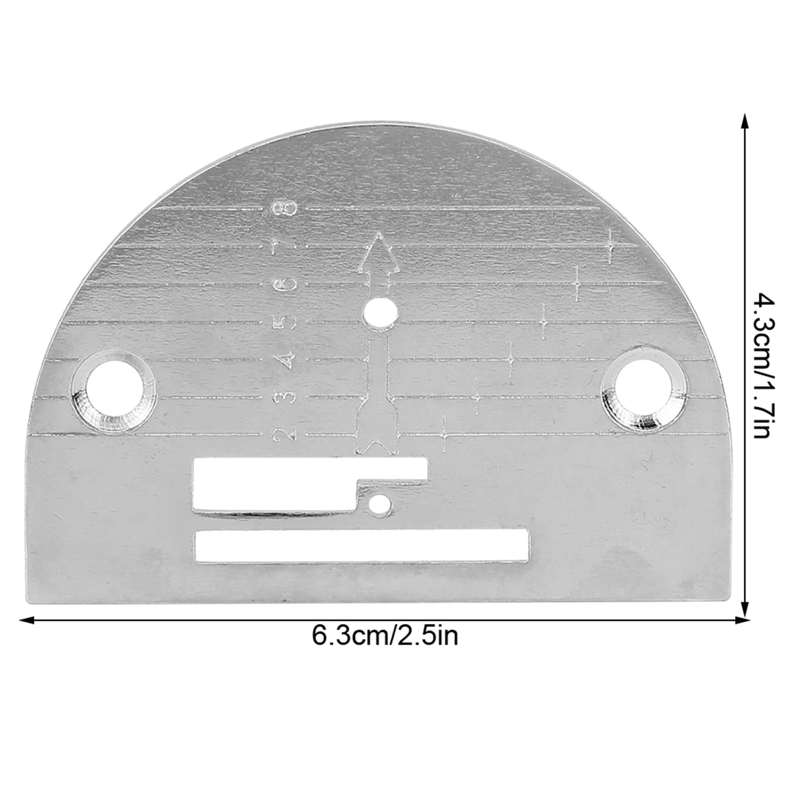 Stopka, Zestaw naprawczy do maszyny szycia, metalowy, stopka dociskowa z zębami piłującymi konserwacji domowej, 63 x 43 mm