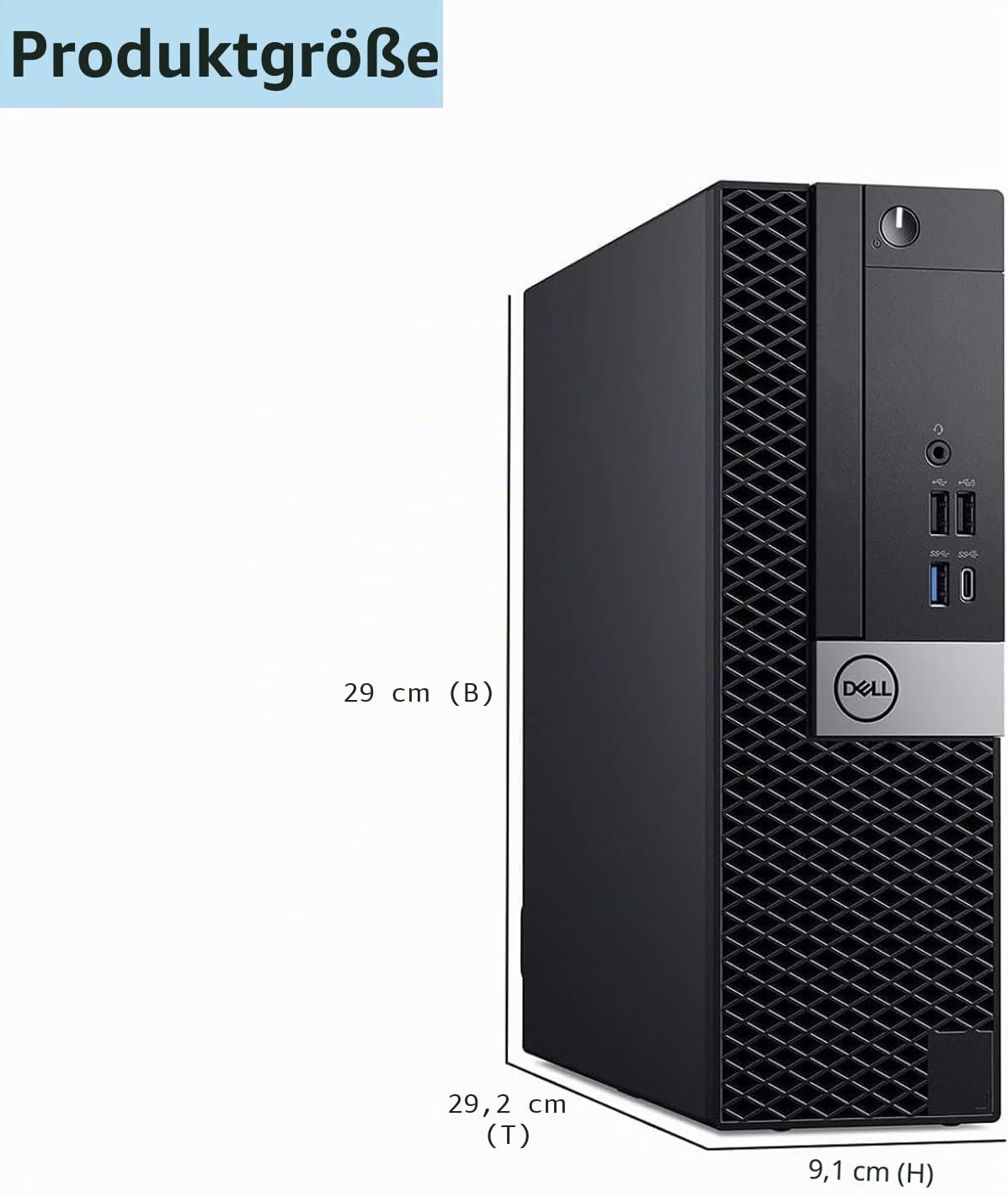 DELL Optiplex 7050 SFF Desktop-PC, Intel Core i5-7500, 8 GB RAM