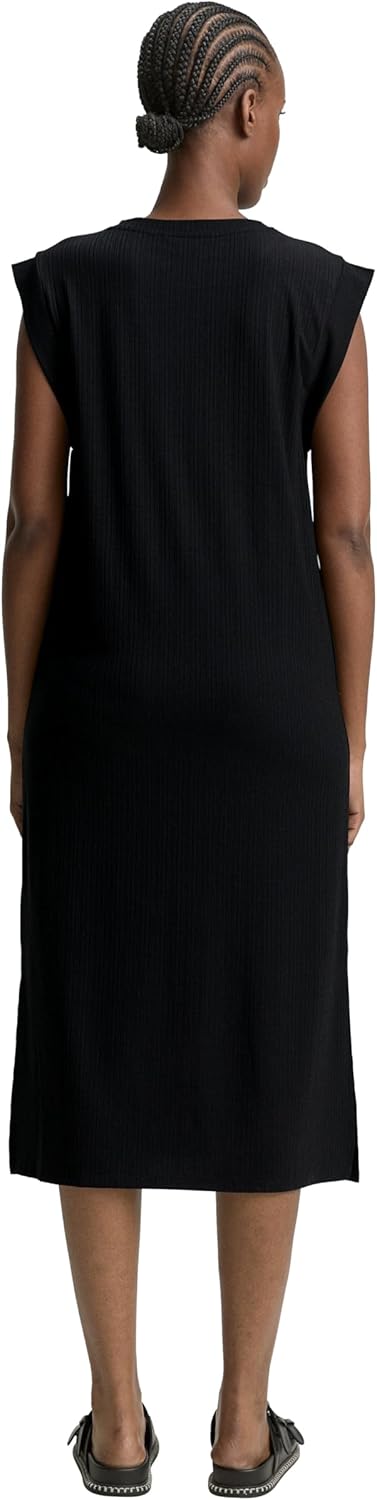 TOM TAILOR Denim 1036843 Vestido, 17327-Vibrant Light Green, XS Para Mujer