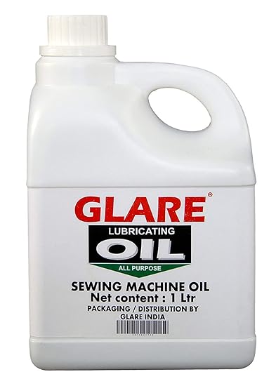 GLARE INDIA Sewing Machine All Purpose Water White Lubrication Oil, 1 L