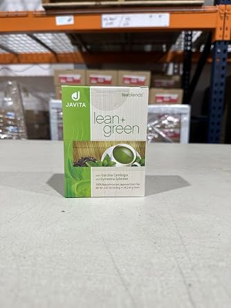 Lean + Green Japanese Matcha Green Tea Mix by Javita Premium Instant Green Tea & Herbs Daily Metabolism, Clean Energy Support Award-winning, Convenient, Green Tea Mix (1 box/24 serv.)