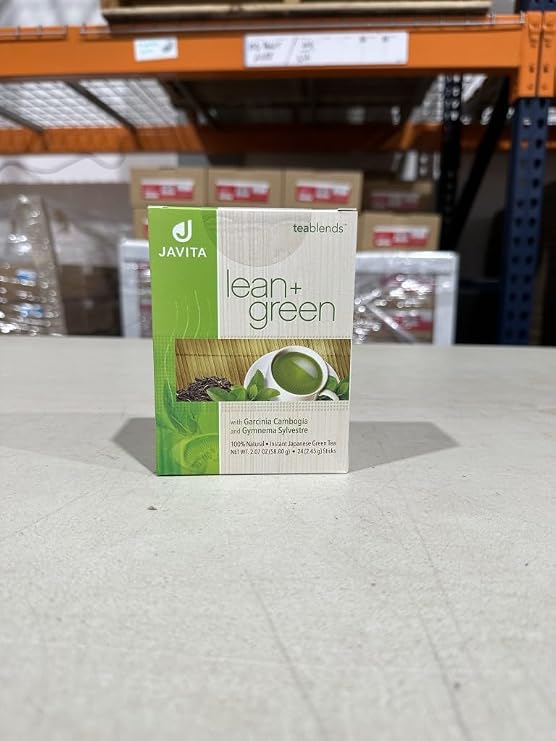 Lean + Green Japanese Matcha Green Tea Mix by Javita Premium Instant Green Tea & Herbs Daily Metabolism, Clean Energy Support Award-winning, Convenient, Green Tea Mix (1 box/24 serv.)