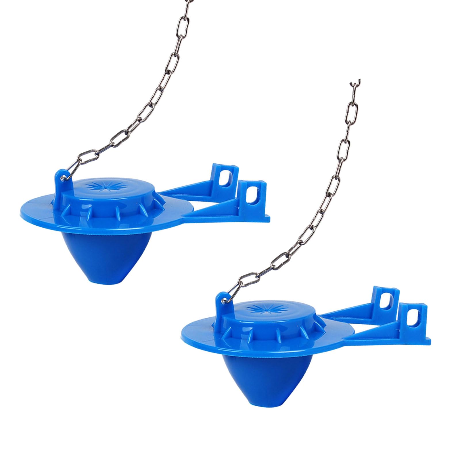 2Pcs Toilet Flapper Flush Valves Covers 2inch Universals Toilet Stoppers Flapper Water Saving Flush Valves Water Saving with Stainless Chain