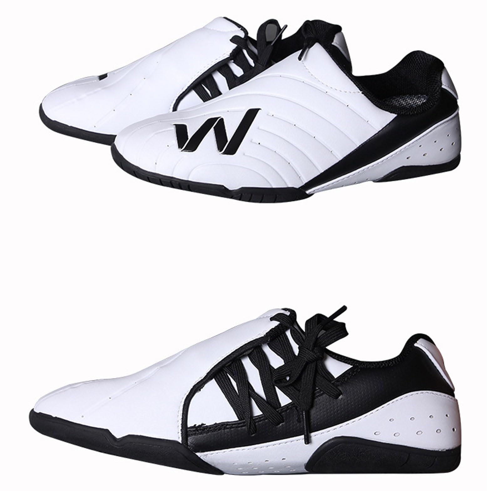 Scarpe da Taekwondo,Scarpe da Karate,Arti Marziali Sneaker,Scarpe Kung Fu Taichi,Scarpe da Boxe,Traspiranti,Leggere,Unisex,Antiscivolo,per Taekwondo,Boxe,Training,Bambini,Adulti,Ginnastica