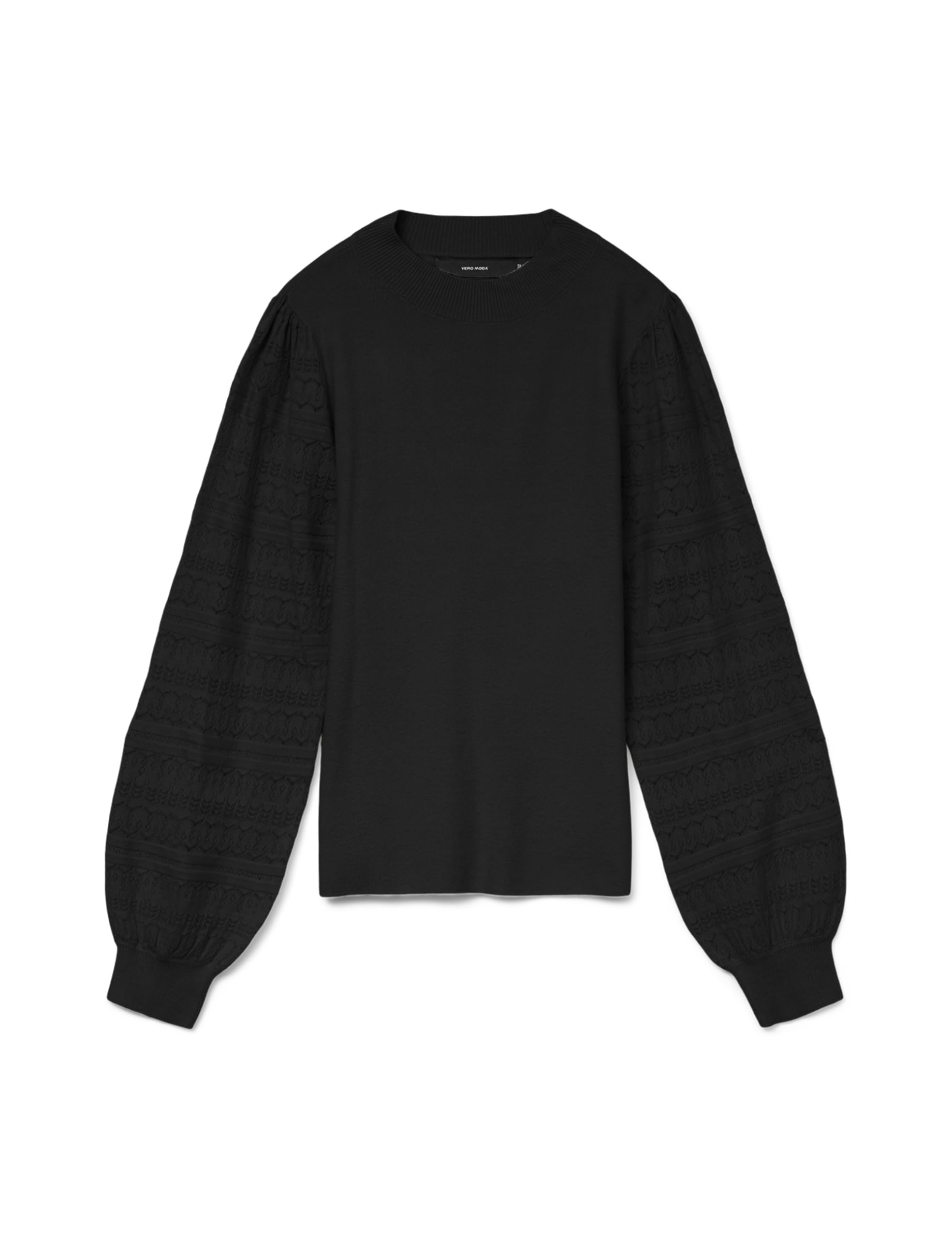VERO MODA Knitted Pullover VMNEWLIMONE Knitted Pullover M, Black, M