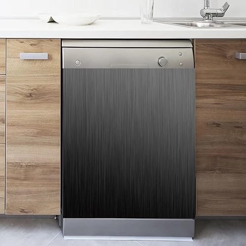 Miniatura 3 de MLGB Adhesivo magnético de acero inoxidable para lavavajillas, decoración de cocina, panel de refrigerador, calcomanía reutilizable de acero