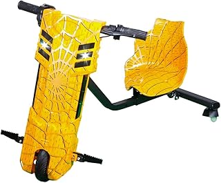 Dream Land Jolly Roger Electric Drift Scooter for Kids 36V 3.6A with Safety Set - Yellow Spider - BD-030C