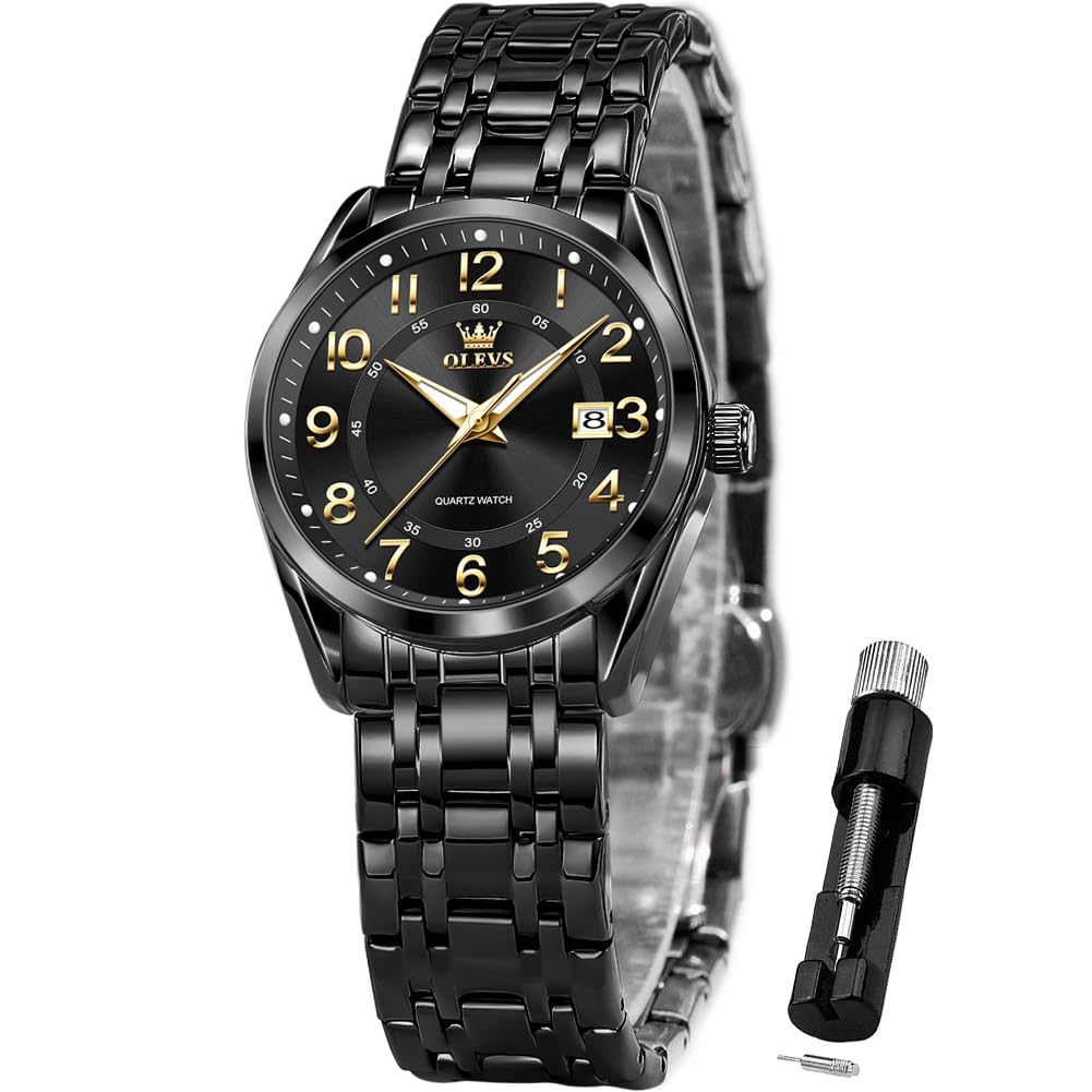 OLEVS Womens Watches Classic Dress Female Wristwatch Ladies Stainless Steel Lady Watch