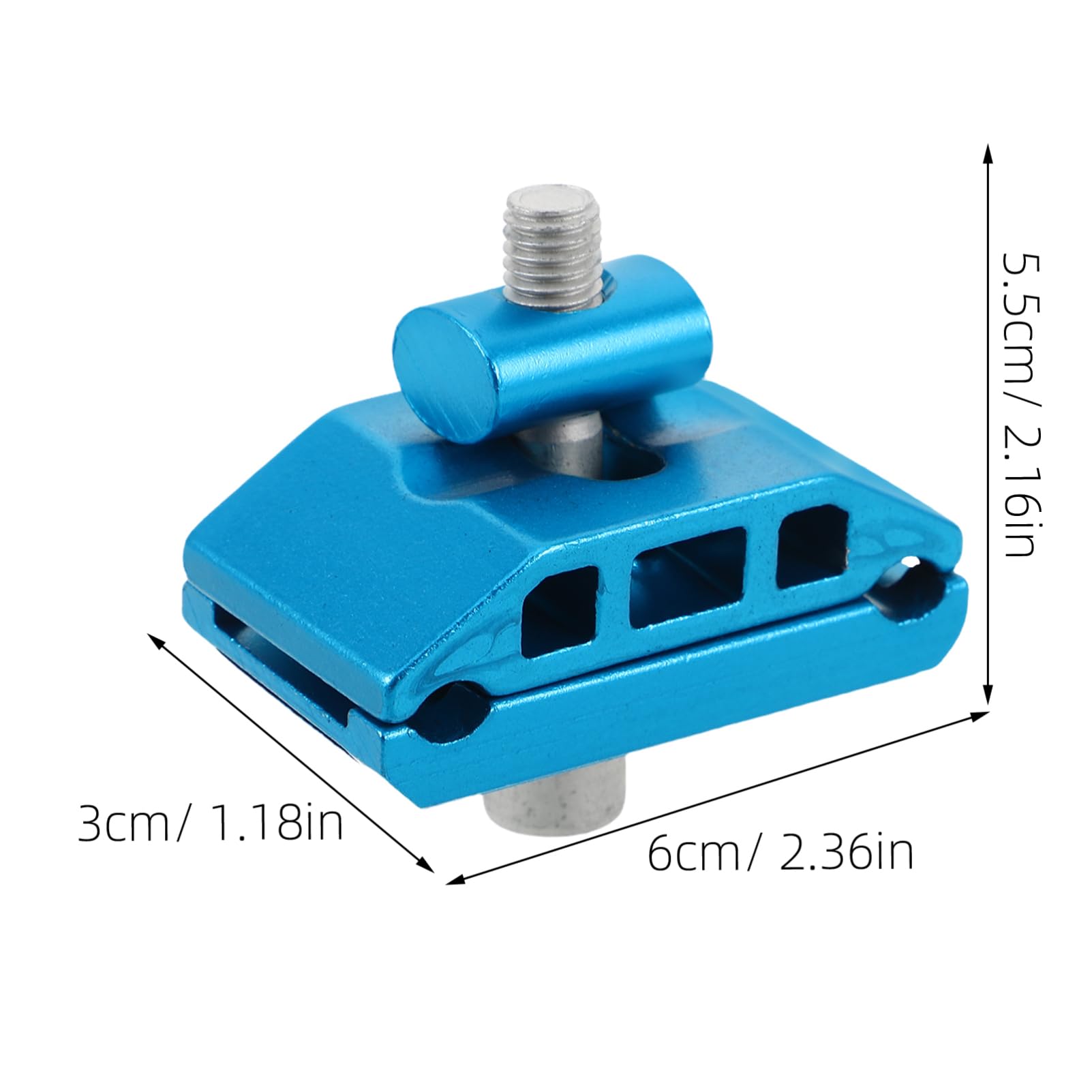 BESPORTBLE Bike Seat Post Clamp Adjustable Quick Release Saddle Connector for Mountain and Road Bikes Durable Seat Tube Clip Accessory Secure Fit for Cycling