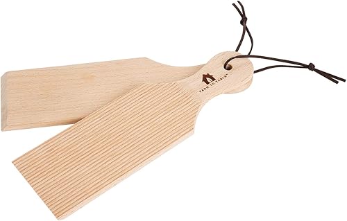 Kimchee Pounder - Prensador de chucrut (acero inoxidable), juego de 2, beechwood