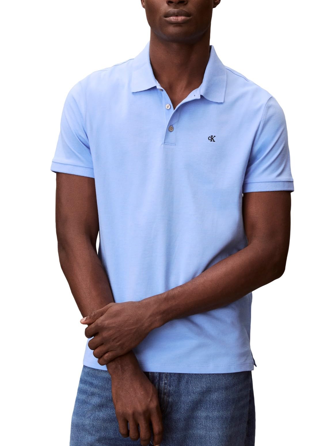 Calvin Klein Short Sleeve Smooth Cotton Polo