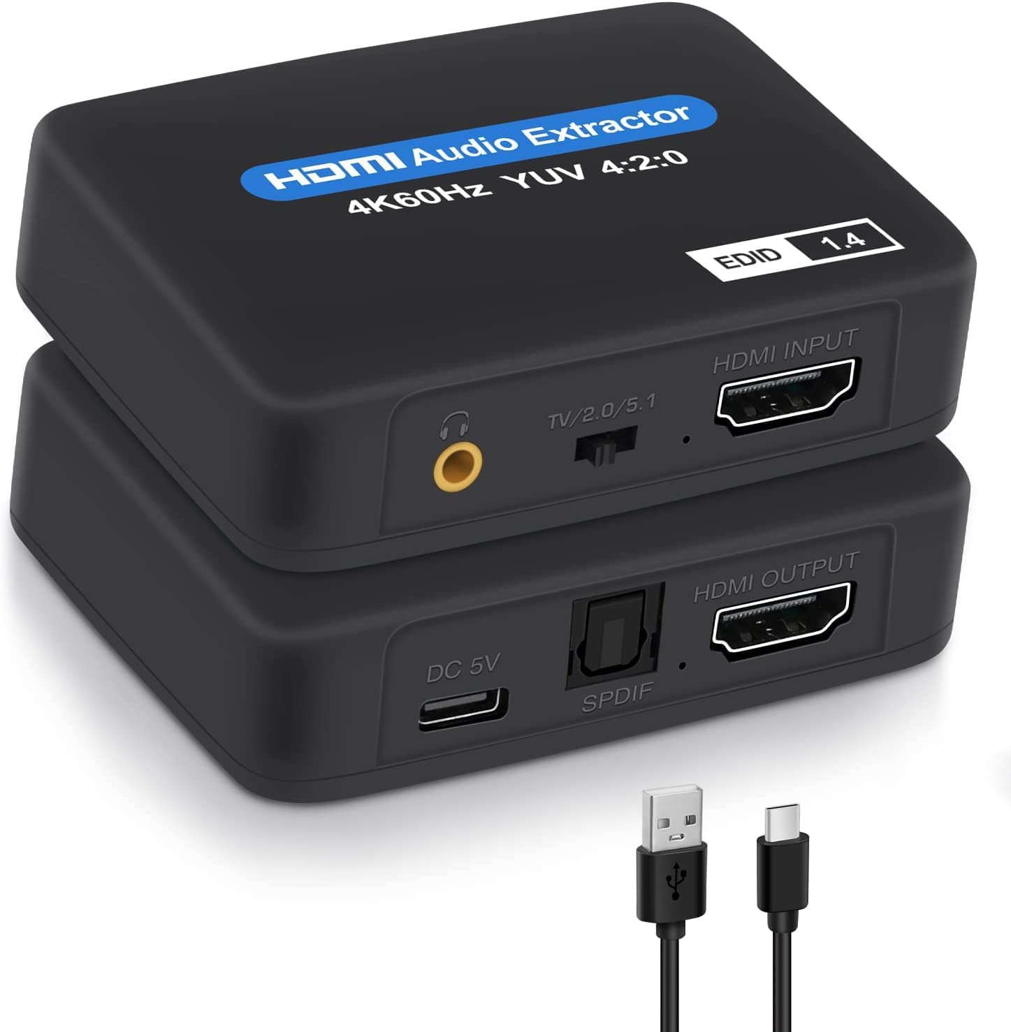 Tobo HDMI Audio Extractor, 4K@60Hz HDMI to HDMI + Optical Toslink SPDIF + 3.5mm Audio Output, HDMI Audio Converter Adapter Embedder Support 1080P 3D Suit for Fire Stick, X-Box, Laptop.-TD-876H. (B0BFRCMMZD) Amazon Price History, Amazon Price Tracker
