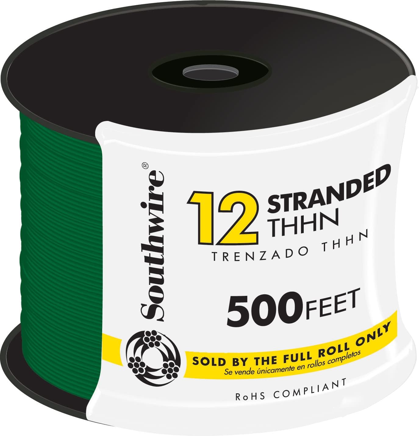 Wire 12Thhn Str Grn 500'
