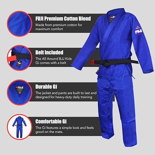 Miniatura 3 de FUJI All-Around Brazilian Style Jiu Jitsu Uniform