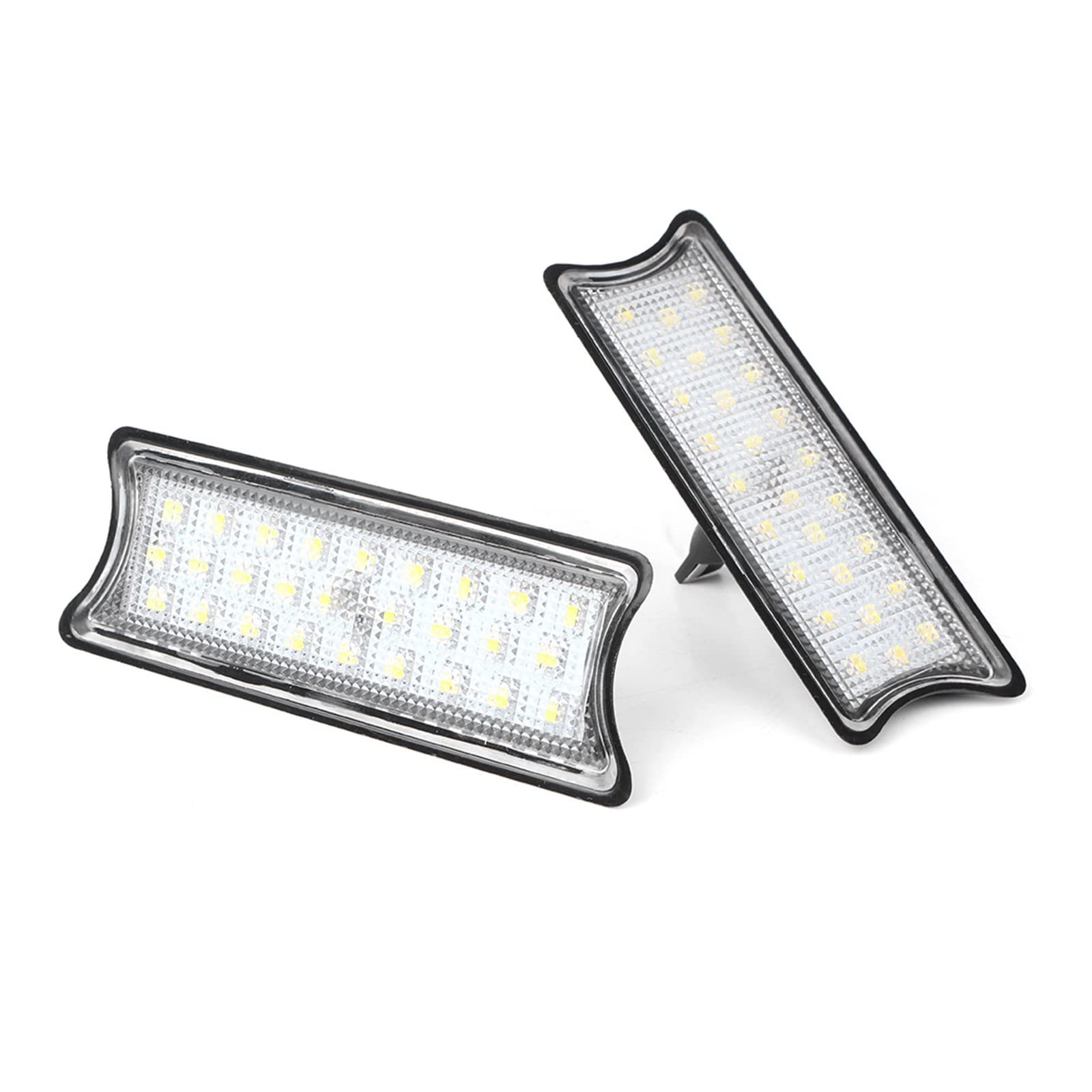 XENITE Luce Targa Posteriore 2Pcs Auto Dome Overhead Luce di Lettura Celling Tetto Lampada Interni SMD Luci A LED per 1 5 7 Serie E60 E65 E87