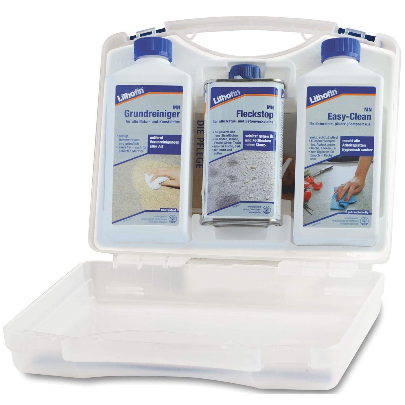 Lithofin Be5 500Ml Mn Power-Clean, 250Ml Mn, Stain-Stop, 500Ml Mn Easy-Clean - Image Is For Ilustrative Purpose Only